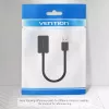 Scheda audio USB esterna Vention 2 porte 0,15 m nero 2.1 canali 16 bit