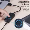 Adattatore audio stereo esterno USB 2.0 Vention con controllo del volume 0,15 m nero ABS