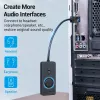 Adattatore audio stereo esterno USB 2.0 Vention con controllo del volume 0,15 m nero ABS