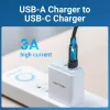 Adattatore USB Vention CDWB0 USB 2.0 maschio su USB-C femmina nero PVC