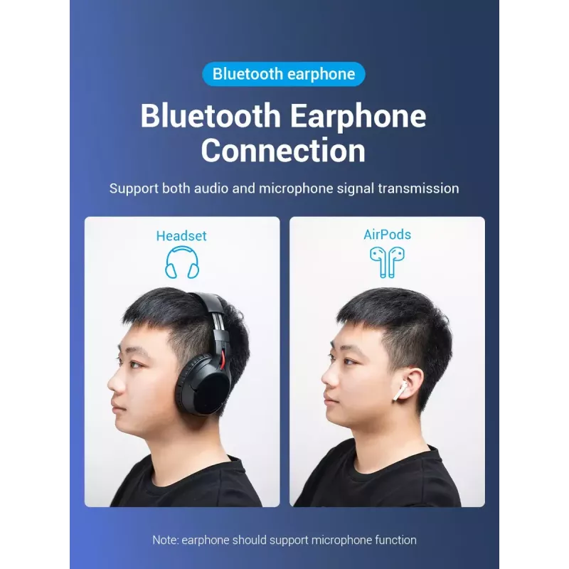Adattatore USB Bluetooth 5.0 Vention CDSB0 nero