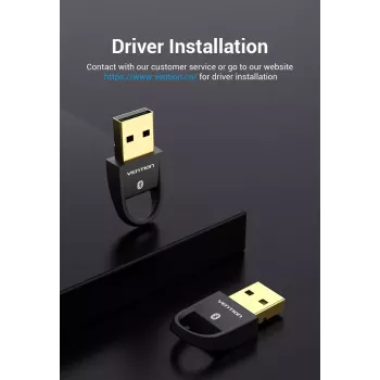 Adattatore USB Bluetooth 5.0 Vention CDSW0 connettività cablata
