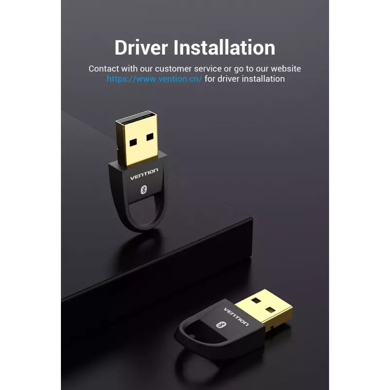Adattatore USB Bluetooth 5.0 Vention CDSW0 connettività cablata