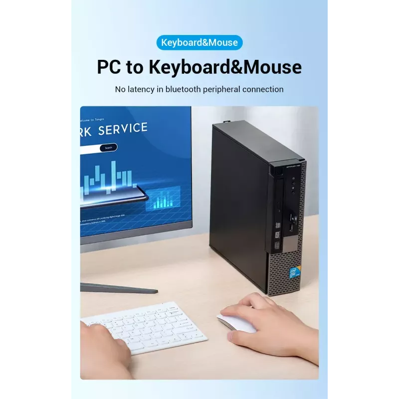 Adattatore USB Bluetooth 5.0 Vention CDSW0 connettività cablata
