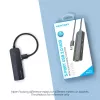 Hub USB 2.0 Vention 3 porte con adattatore Ethernet 100M, host USB 2.0, 4 porte, nero