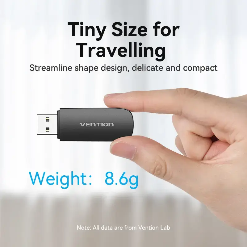 Lettore di schede Vention 2 in 1 USB 3.0 A SD+TF, USB 3.2 Gen 1, 5000 Mbit/s, nero