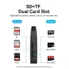 Lettore di schede Vention 2 in 1 USB 3.0 A SD+TF, USB 3.2 Gen 1, 5000 Mbit/s, nero