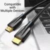 Cavo HDMI Vention 8K 2 m nero 48 Gbit/s HDMI 2.1