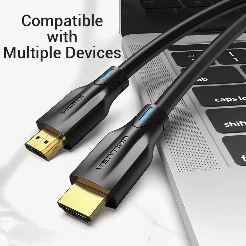 Cavo HDMI Vention 8K 2 m nero 48 Gbit/s HDMI 2.1