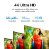 Cavo HDMI Vention 2 m, HDMI 2.0, 18 Gbit/s, 4K@60Hz, HDR, ARC, Ethernet, nero