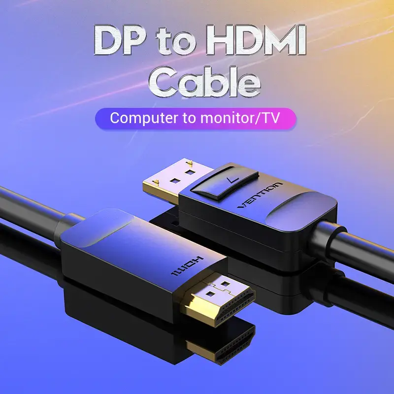 Cavo Vention DP a HDMI 1,5 m nero DisplayPort HDMI 1,5 m