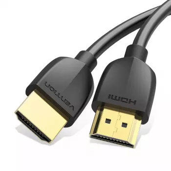 Cavo HDMI portatile Vention 0,5 m nero HDMI 2.0 18 Gbit/s