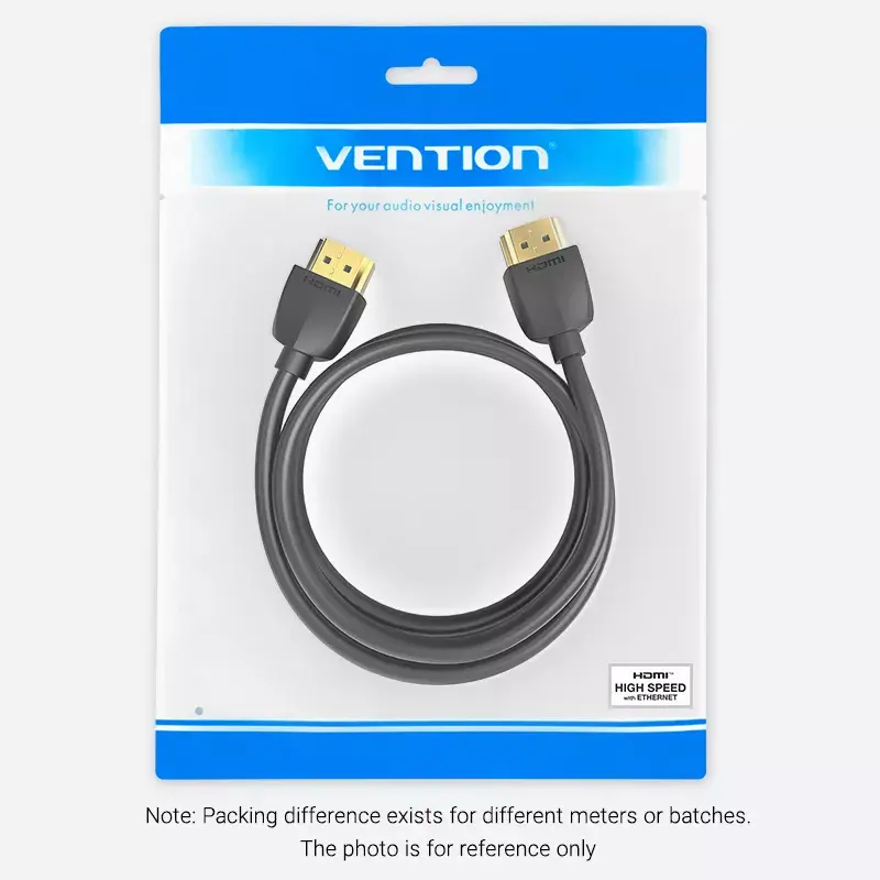 Vention cavo HDMI portatile 1M nero 2.0 18 Gbit/s