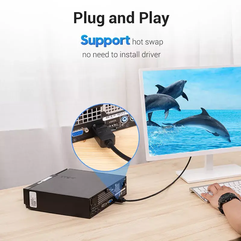 Cavo Vention HAFBH da DisplayPort a DVI, 2 m