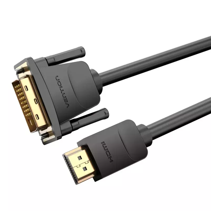 Vention cavo HDMI a DVI 3M nero HDMI Type-A DVI-D 3m