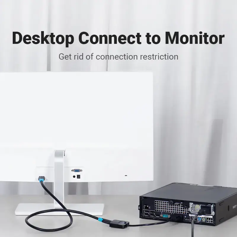 Convertitore VGA a HDMI Vention 0,15 m nero VGA HDMI Micro-USB audio