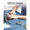 Docking station Vention USB-C a HDMI USB 3.0x3 SD TF PD 100W grigio