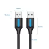 Vention COJBH cavo USB 2.0, USB-A maschio – USB-A maschio, 2 m, 2 A, nero