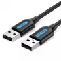 Vention COJBH cavo USB 2.0, USB-A maschio – USB-A maschio, 2 m, 2 A, nero
