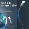 Cavo USB 2.0 connettore maschio A a connettore maschio B 3 m — Vention — nero PVC, 480 Mbit/s, 2 A