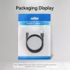 Cavo Vention USB 2.0 connettore maschio A a connettore maschio C 3A 0,25 m nero