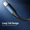 Cavo Vention USB 2.0 connettore maschio A a connettore maschio C 3A 0,5 m nero
