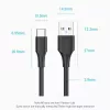 Cavo Vention USB 2.0 A maschio su C maschio 3A 0.5M nero