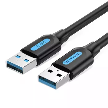 Cavo USB-A a USB-A Vention CONBD 0,5 m, USB 3.2 Gen 1 (5 Gbit/s), nero