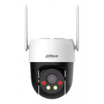 Telecamera IP di sorveglianza DAHUA 3MP focale fissa 4G dome orientabile, 3MP, 4 mm, rotazione 180°, esterno, wireless