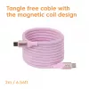Cavo CLUB3D USB-C Magnetic-Coil 240W rosa 2m USB 2.0