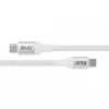 Cavo USB-C Magnetic-Coil Club 3D CAC-3032 — bianco, design a spirale magnetica per ricarica e trasferimento dati