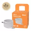 Cavo USB-C Magnetic-Coil Club 3D CAC-3032 — bianco, design a spirale magnetica per ricarica e trasferimento dati