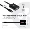 Adattatore attivo CLUB3D MiniDisplayPort™ a VGA nero M/F
