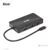 HUB CLUB3D USB Gen2 Type-C a Dual DisplayPort 4k60Hz 7-in-1