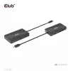 HUB CLUB3D USB Gen2 Type-C a Dual DisplayPort 4k60Hz 7-in-1