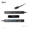 HUB CLUB3D USB Gen2 Type-C a Dual DisplayPort 4k60Hz 7-in-1