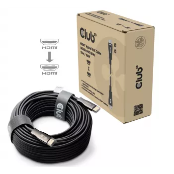 Cavo AOC ibrido Club 3D HDMI 8K60Hz / 4K120Hz 50 m, HDMI tipo A maschio–maschio