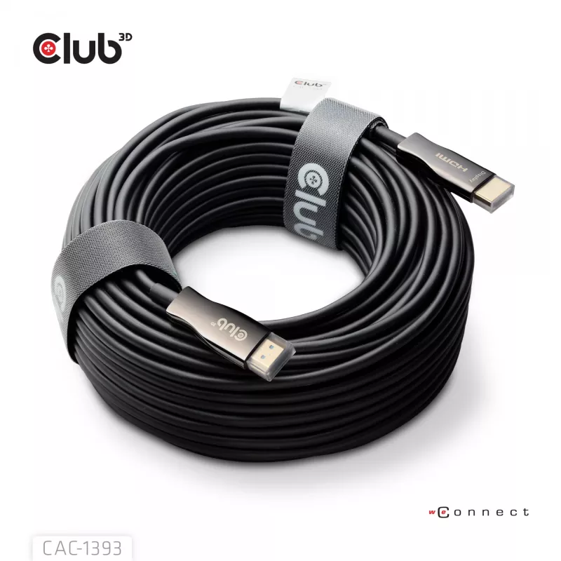 Cavo AOC ibrido Club 3D HDMI 8K60Hz / 4K120Hz 50 m, HDMI tipo A maschio–maschio