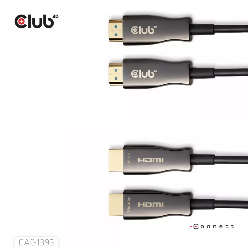 Cavo AOC ibrido Club 3D HDMI 8K60Hz / 4K120Hz 50 m, HDMI tipo A maschio–maschio