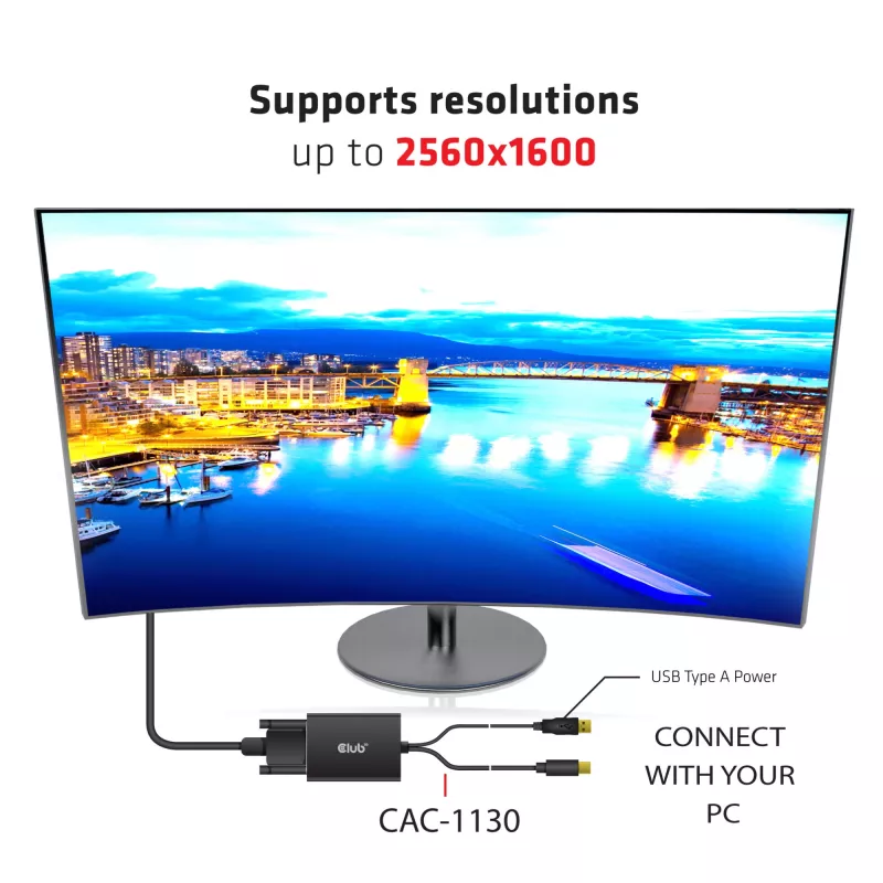 Adattatore attivo MiniDisplayPort 1.2a a Dual Link DVI-D CLUB3D CAC-1130