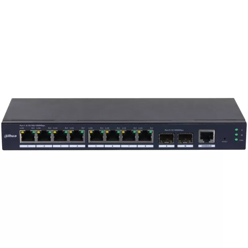 Dahua Technology SG4010-2F managed L2 Gigabit Ethernet (10/100/1000) nero