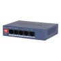 Dahua Technology CS4005-4ET1GT-36 switch di rete managed L2 Gigabit Ethernet (10/100/1000) Power over Ethernet (PoE) blu