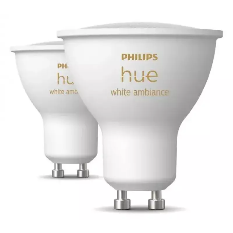 Philips Hue White ambience GU10 – faretto smart – (confezione da 2)