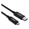 Lindy cavo ibrido in fibra ottica USB 3.2 Gen 1 tipo A a C 25 m
