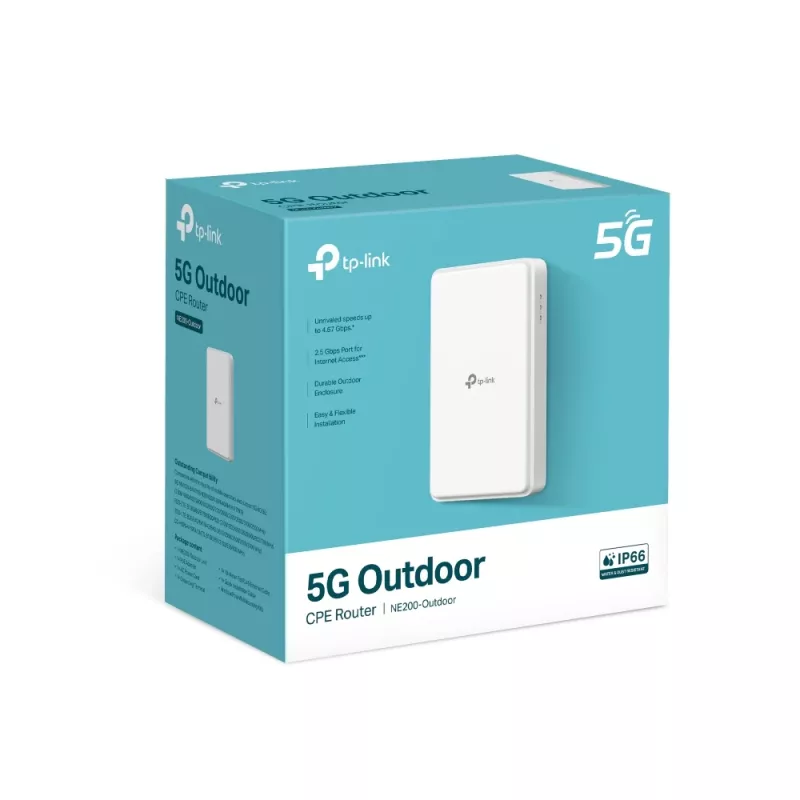 TP-Link router 5G per esterni modem 5G integrato router WLAN 5G 2,5 Gigabit Ethernet bianco