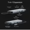 Hub USB Type-C TP-Link UH7021C — HDMI, USB 3.2 Gen1, USB 2.0, SD/microSD, 5000 Mbit/s, alluminio nero
