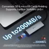 Hub USB Type-C TP-Link UH7021C — HDMI, USB 3.2 Gen1, USB 2.0, SD/microSD, 5000 Mbit/s, alluminio nero