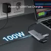 Hub USB Type-C TP-Link UH7021C — HDMI, USB 3.2 Gen1, USB 2.0, SD/microSD, 5000 Mbit/s, alluminio nero