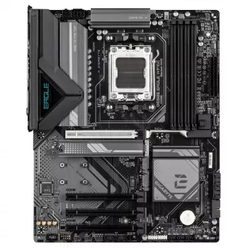 GIGABYTE B650E EAGLE WIFI6E scheda madre - CPU AMD Ryzen serie 9000, VRM 8+2+2 fasi, fino a 8200MHz DDR5 (OC), 1xPCIe 5.0 + 2xPCIe 4.0 M.2, LAN 2.5GbE, WIFI 6E, USB 3.2 Gen 2