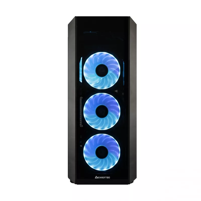 Chieftec Scorpion 3 GL-03B-OP case Midi Tower, ATX/MicroATX/Mini-ITX, nero, RGB, pannelli in vetro